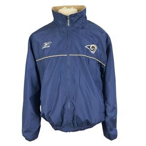 Reebok  Vintage St Louis Rams NFL Matching‎ Jacket and Sweat Pants Mens S…